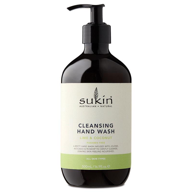 Sukin Cleansing Hand Wash Lime & Coconut 500ml - Cutprice Online