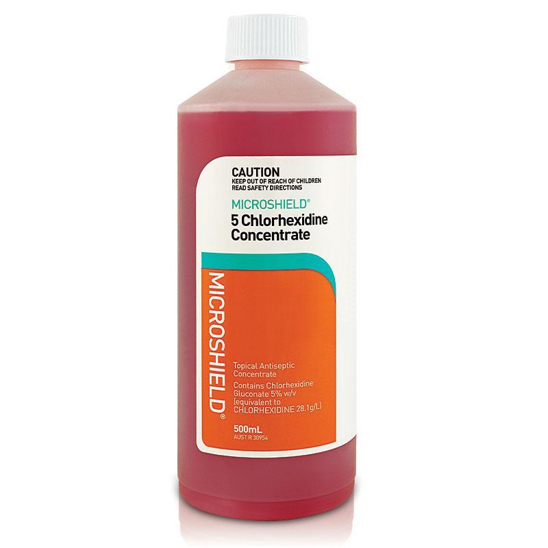 Microshield 5 Chlorhexidine Antiseptic Concentrate 500ml - Cutprice Online
