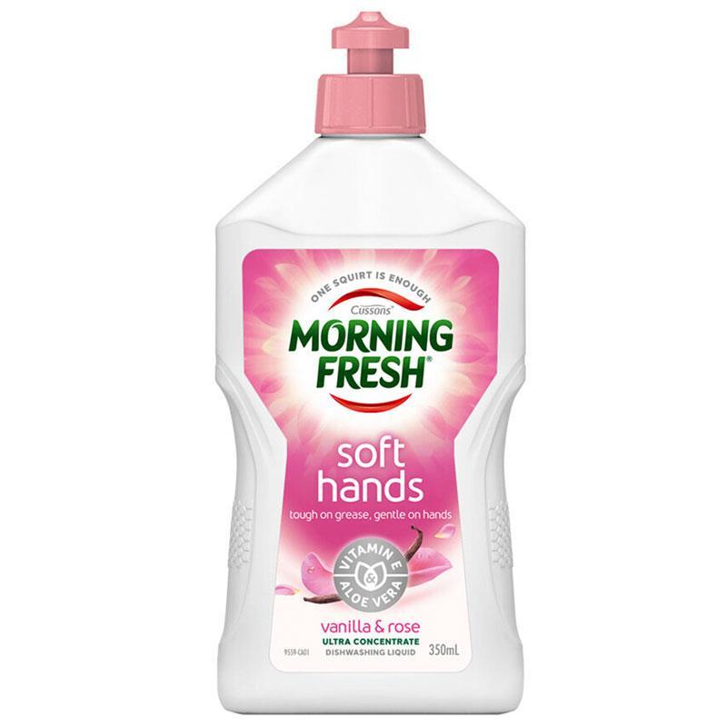 Morning Fresh Dishwashing Liquid Soft Hands Vanilla & Rose 350ml - Cutprice Online