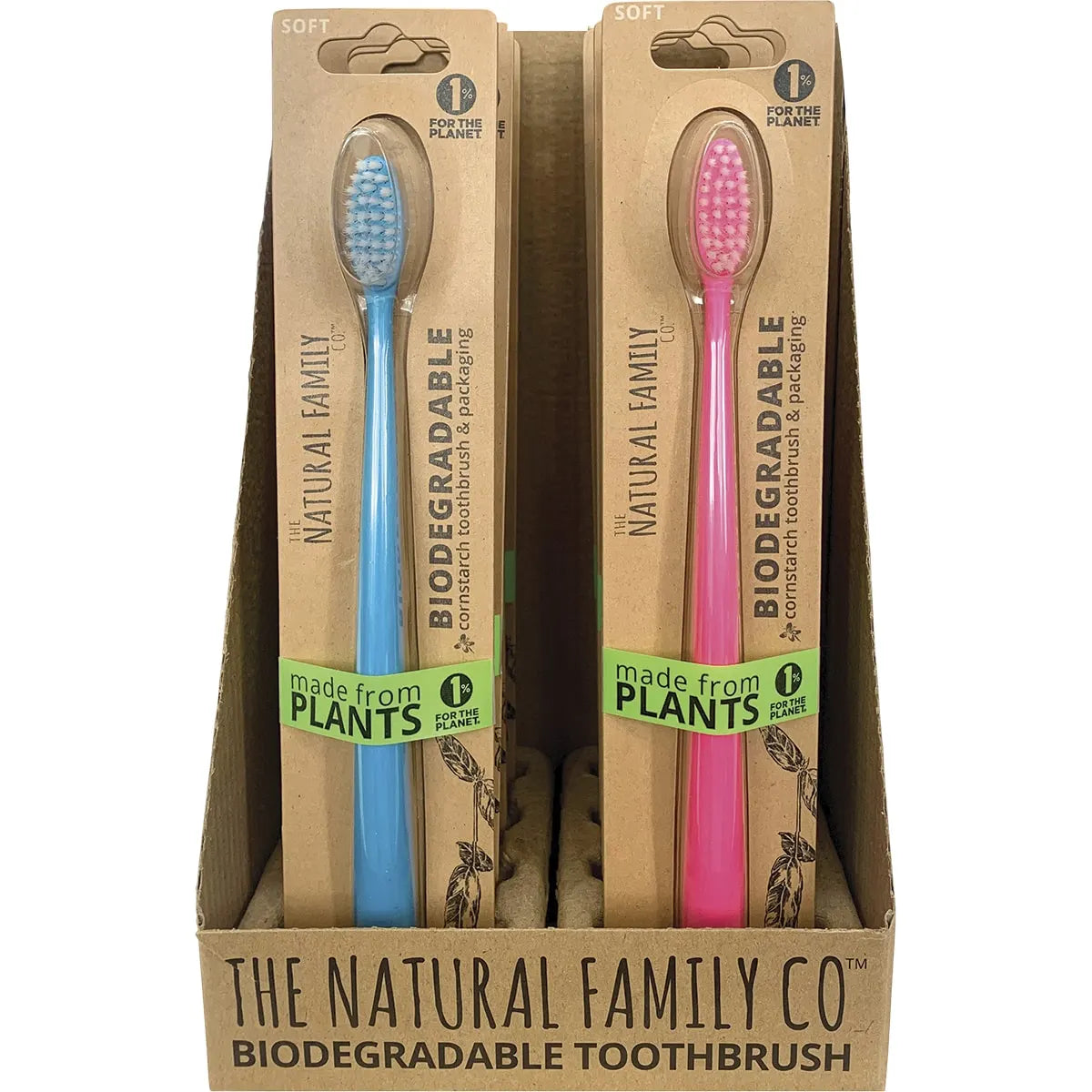 NFCO. Bio Toothbrush Neon Soft (Colours may vary) (Single)