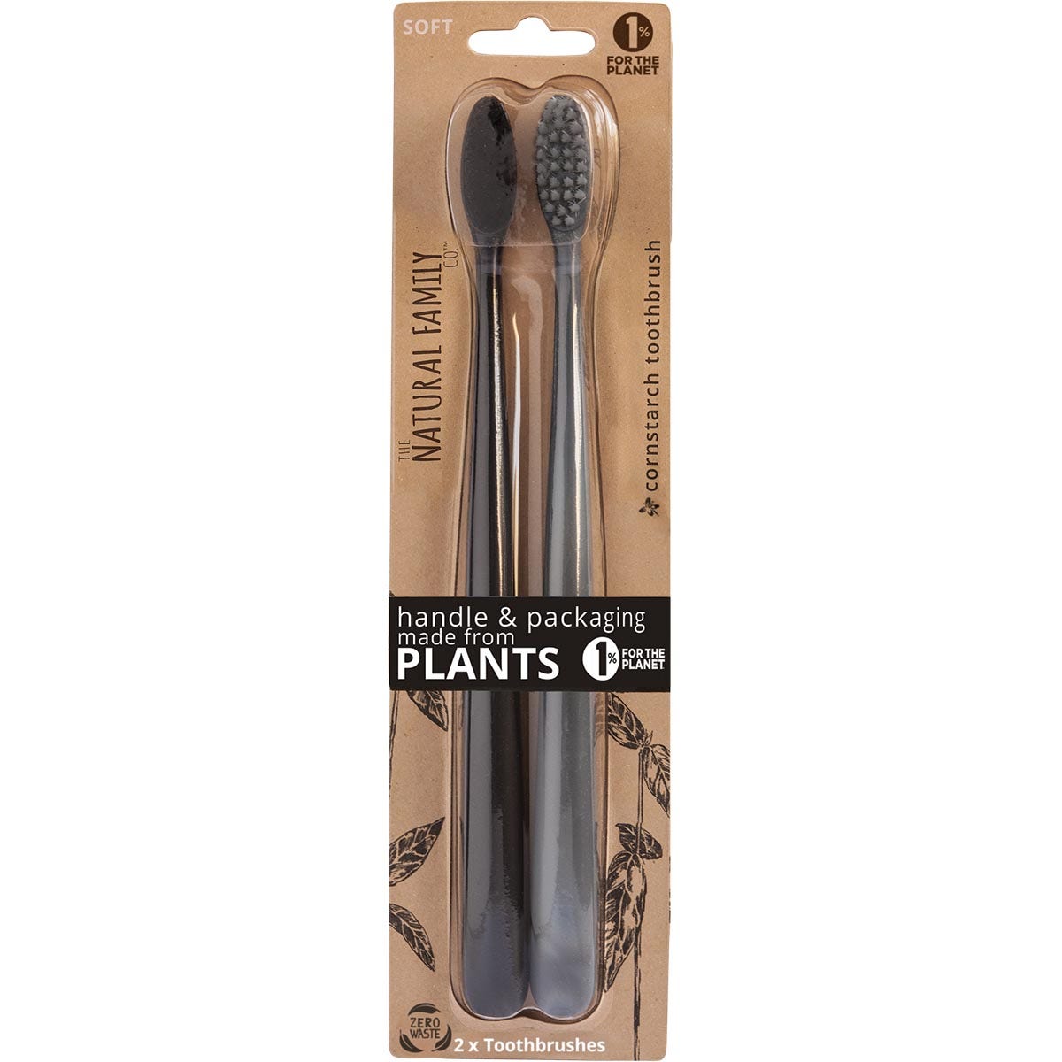 NFCO. Bio Toothbrush (Twin Pack) Soft - Assorted Colours 8x2pk - Cutprice Online