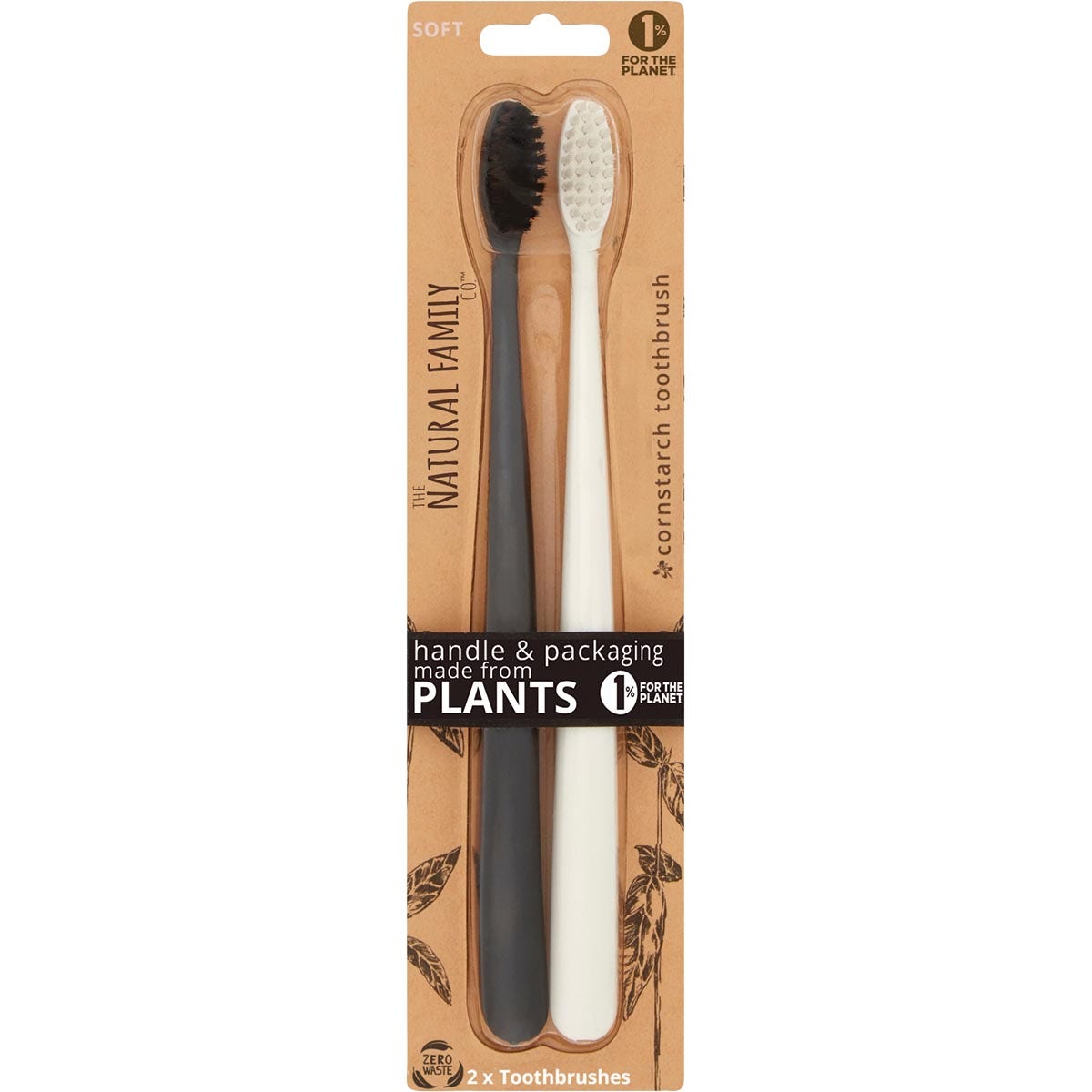 NFCO. Bio Toothbrush (Twin Pack) Soft - Assorted Colours 8x2pk - Cutprice Online