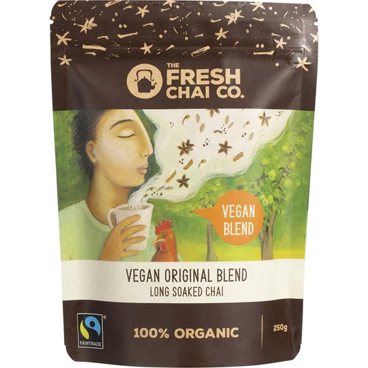 THE FRESH CHAI CO Vegan Original Blend Long Soaked Chai 250g THE FRESH CHAI CO