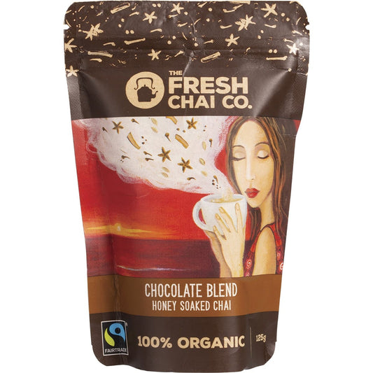 THE FRESH CHAI CO Chocolate Blend Honey Soaked Chai 125g - Cutprice Online