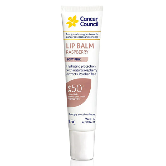Cancer Council SPF 50+ Raspberry Lip Balm - Cutprice Online