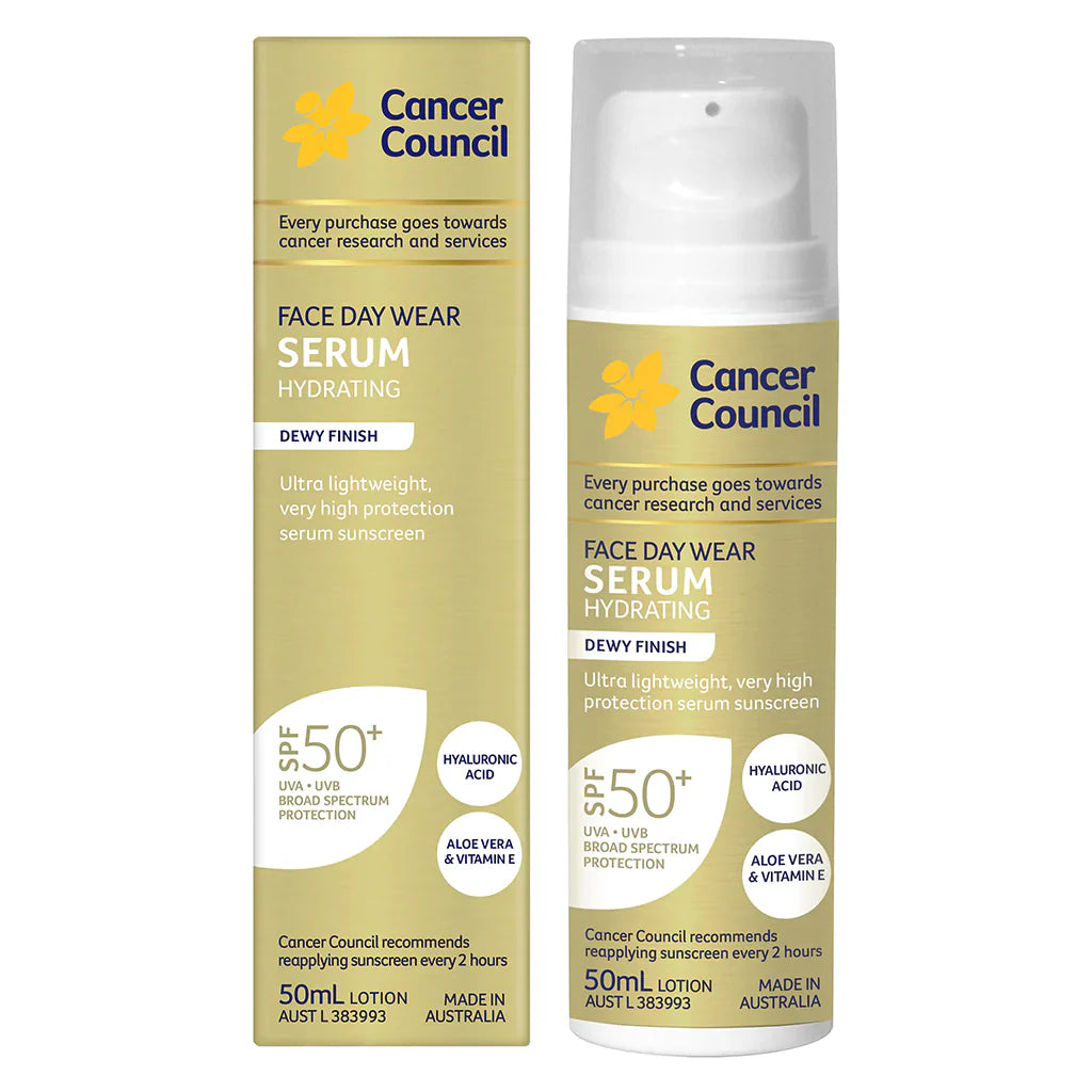 Cancer Council SPF 50+ Face Day Wear Serum 50ml - Cutprice Online