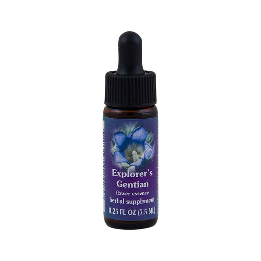 FES Organic Range Of Light Flower Essence Explorer's Gentian 7.5ml - Cutprice Online