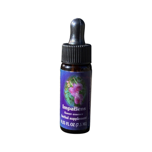 FES Organic Research Flower Essence Impatiens 7.5ml - Cutprice Online