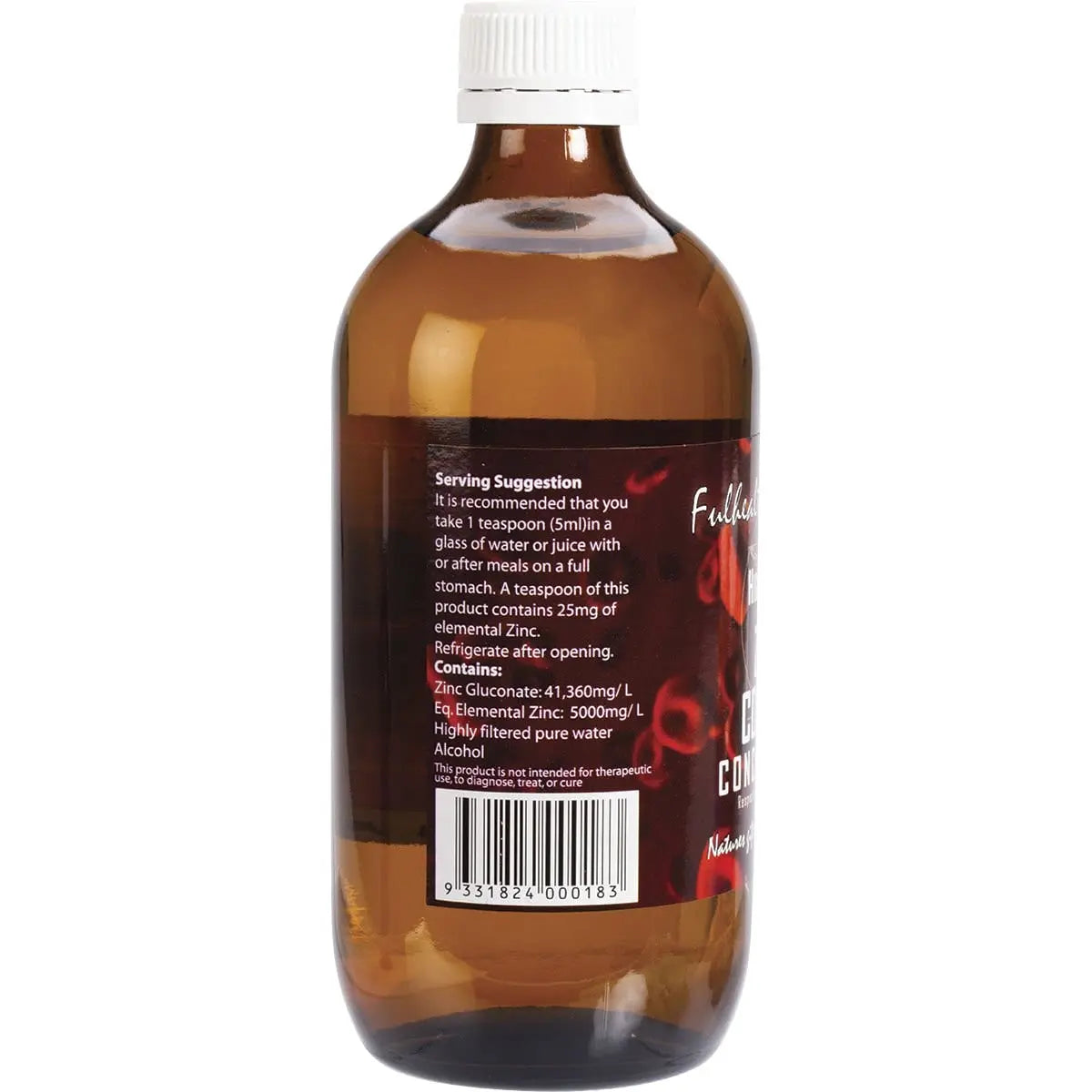 FULHEALTH Zinc Colloid Concentrate 500ml FULHEALTH