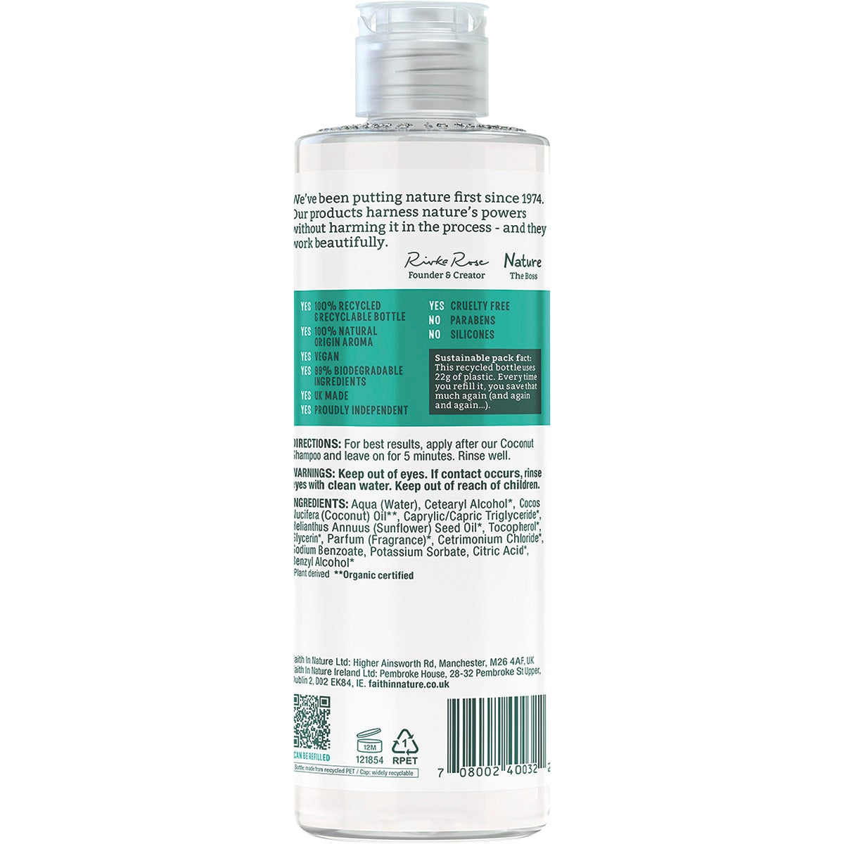 FAITH IN NATURE Conditioner Hydrating Coconut 400ml - Cutprice Online