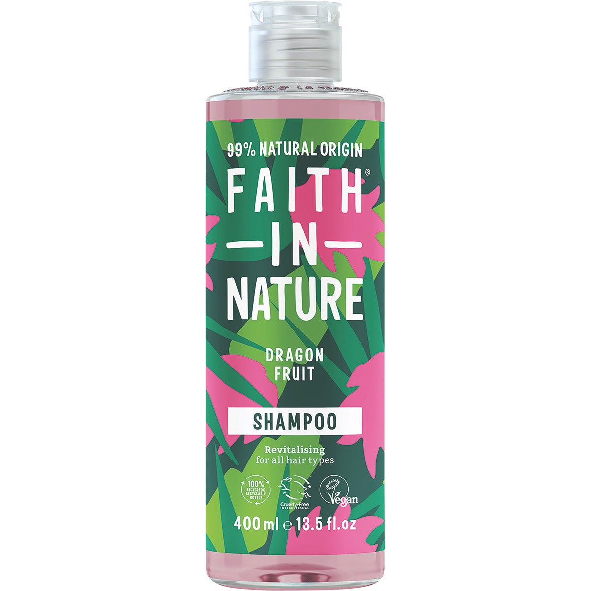 FAITH IN NATURE Shampoo Revitalising Dragon Fruit 400ml - Cutprice Online