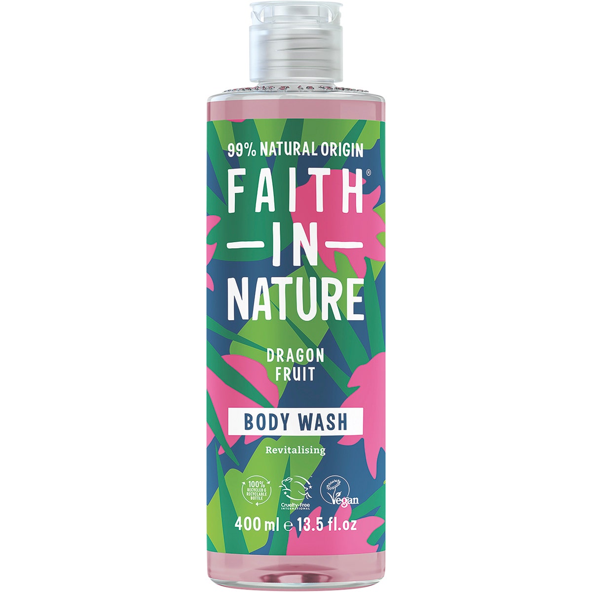 FAITH IN NATURE Body Wash Revitalising Dragon Fruit 400ml - Cutprice Online