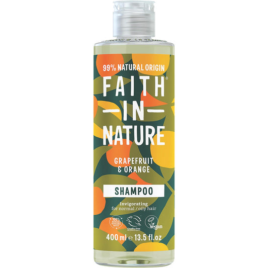 FAITH IN NATURE Shampoo Invigorating Grapefruit & Orange 400ml - Cutprice Online