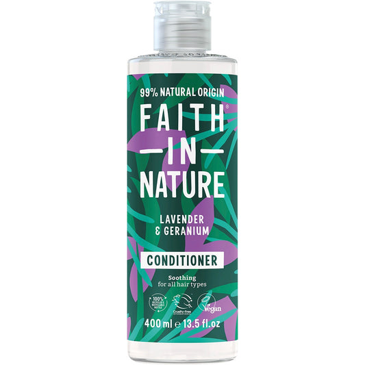 FAITH IN NATURE Conditioner Soothing Lavender & Geranium 400ml - Cutprice Online
