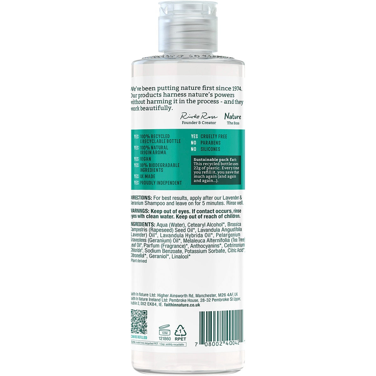 FAITH IN NATURE Conditioner Soothing Lavender & Geranium 400ml - Cutprice Online