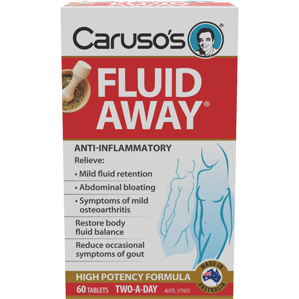 Caruso's Natural Health Fluid Away 60 Tablets - Cutprice Online