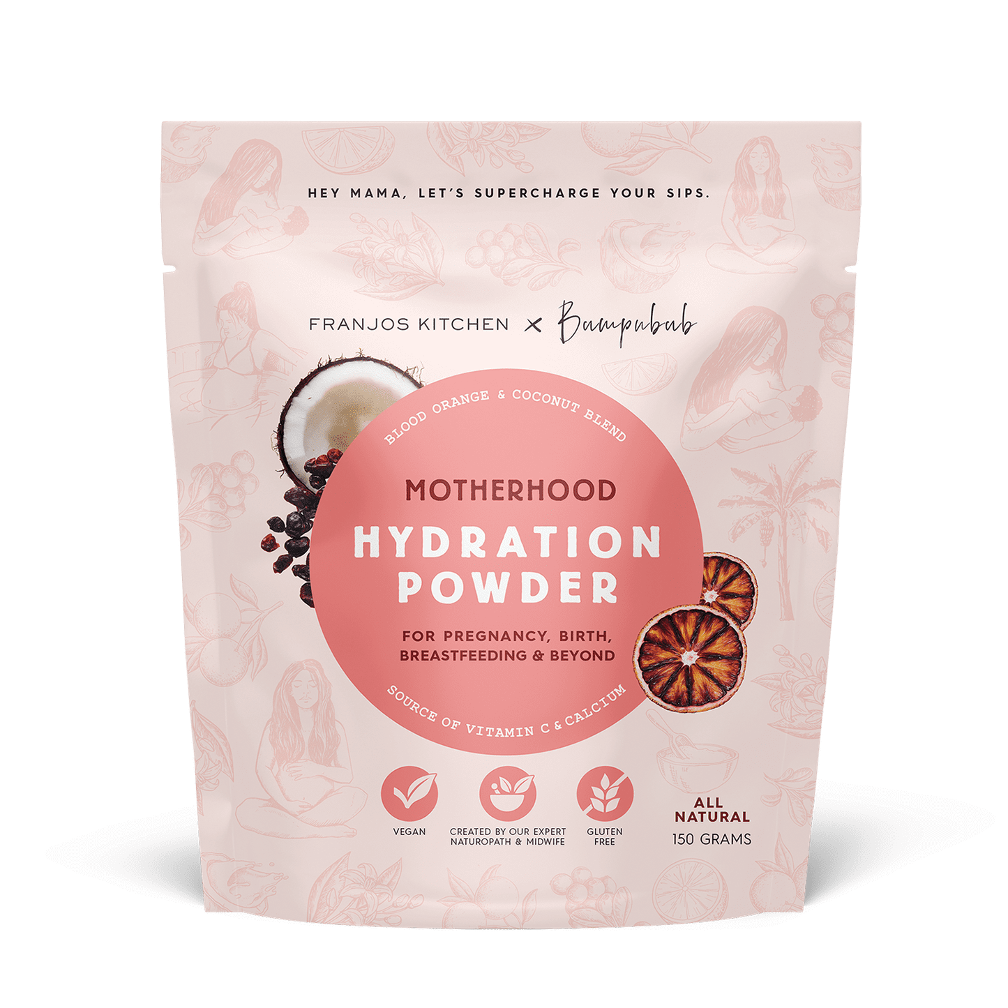 Franjo's Kitchen Motherhood Hydration Powder 150g Franjo's Kitchen