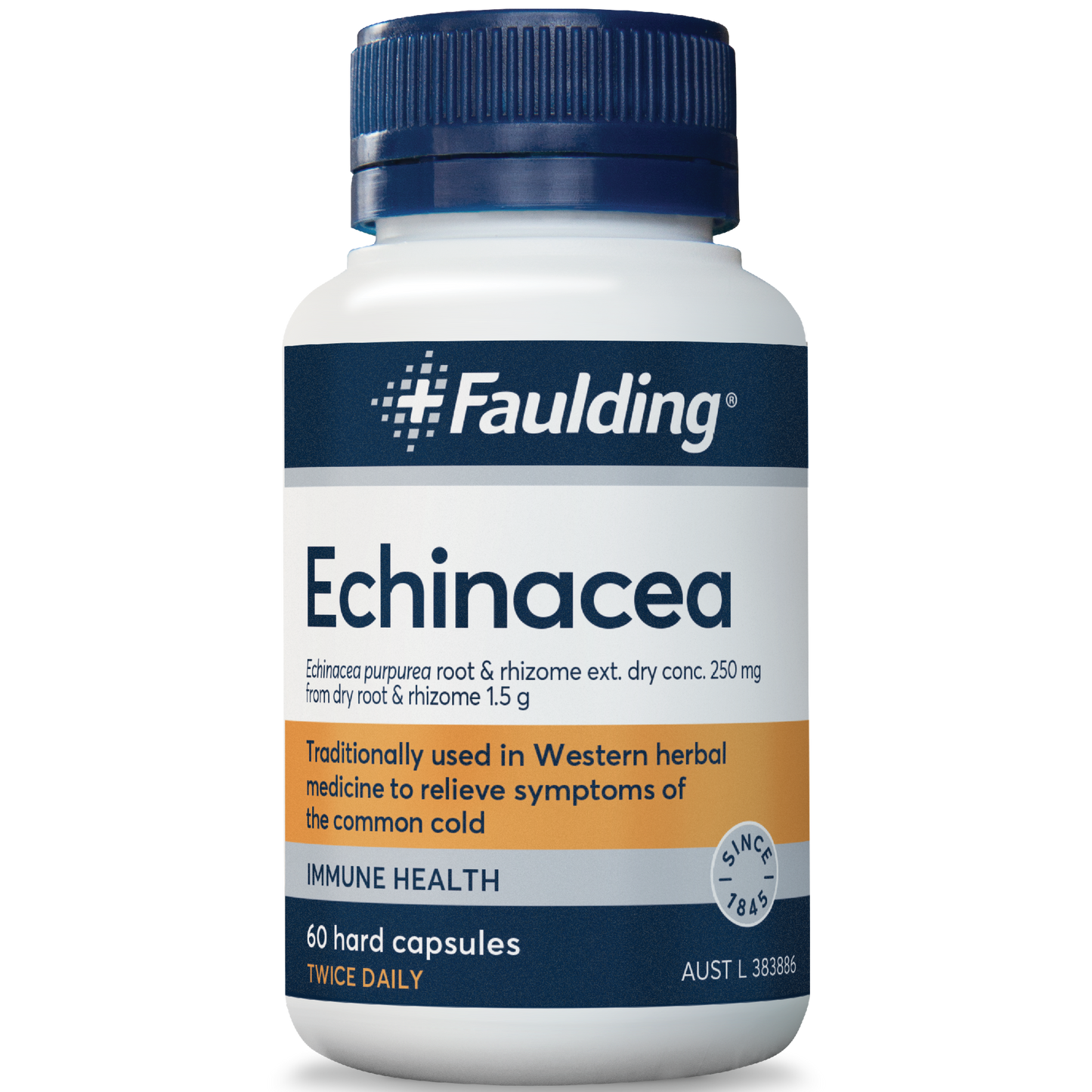 Faulding Hi Strength Echinacea 10,000mg 60 Capsules - Cutprice Online