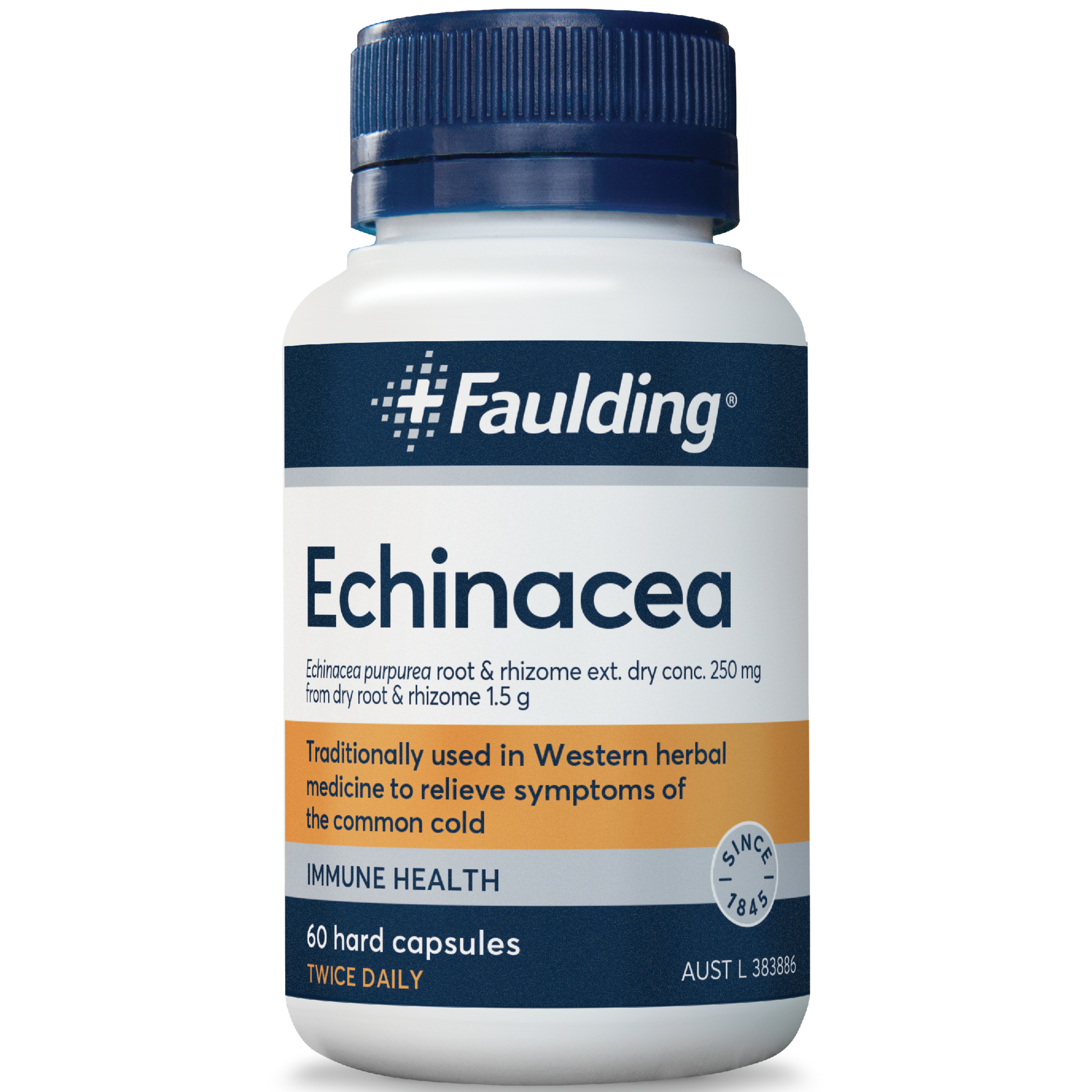 Faulding Hi Strength Echinacea 10,000mg 60 Capsules - Cutprice Online