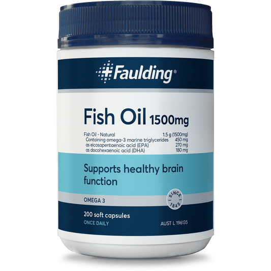 Faulding Fish Oil 1500mg Soft Gel 200 Caps - Cutprice Online
