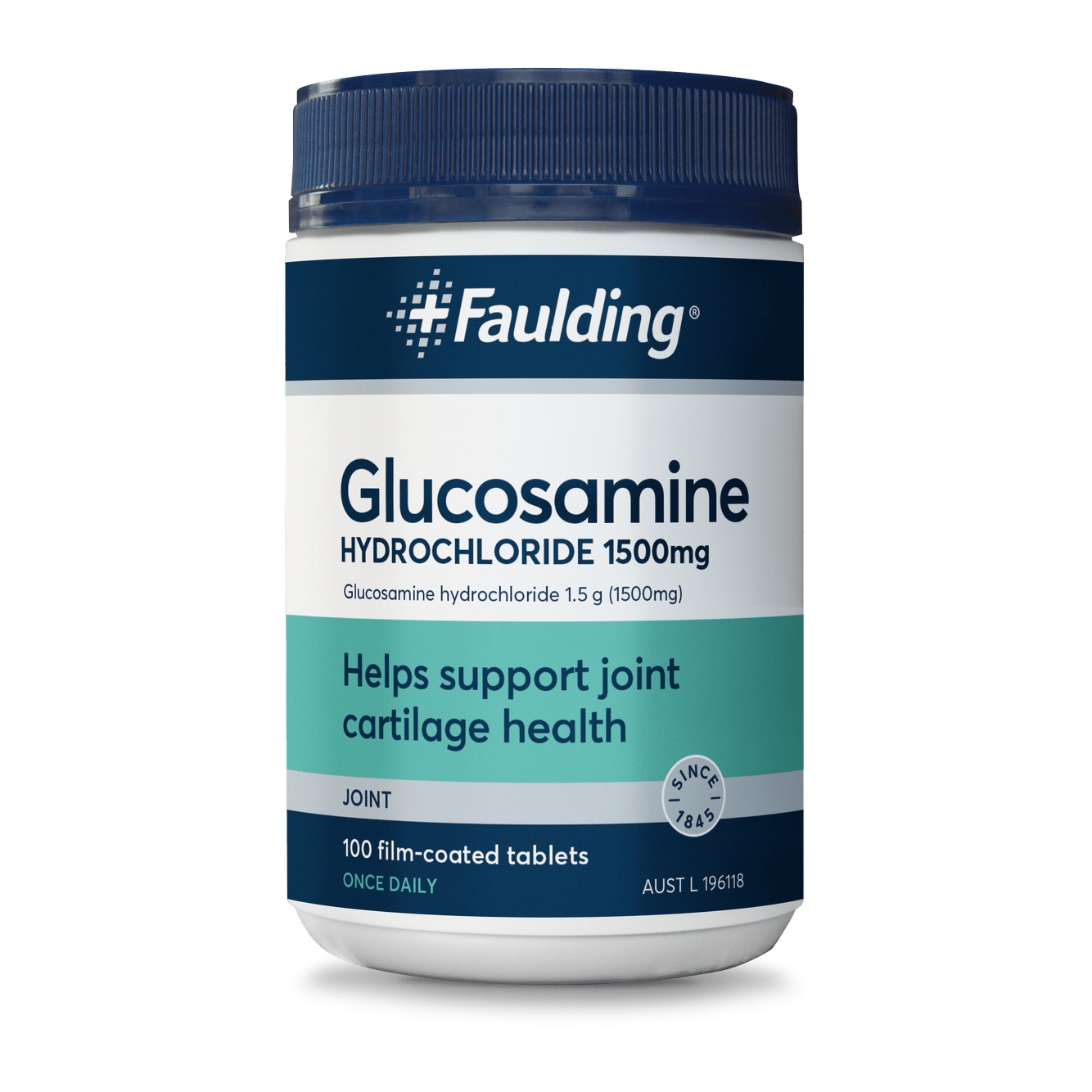 Faulding Glucosamine HCL 1500mg 100 Tabs - Cutprice Online
