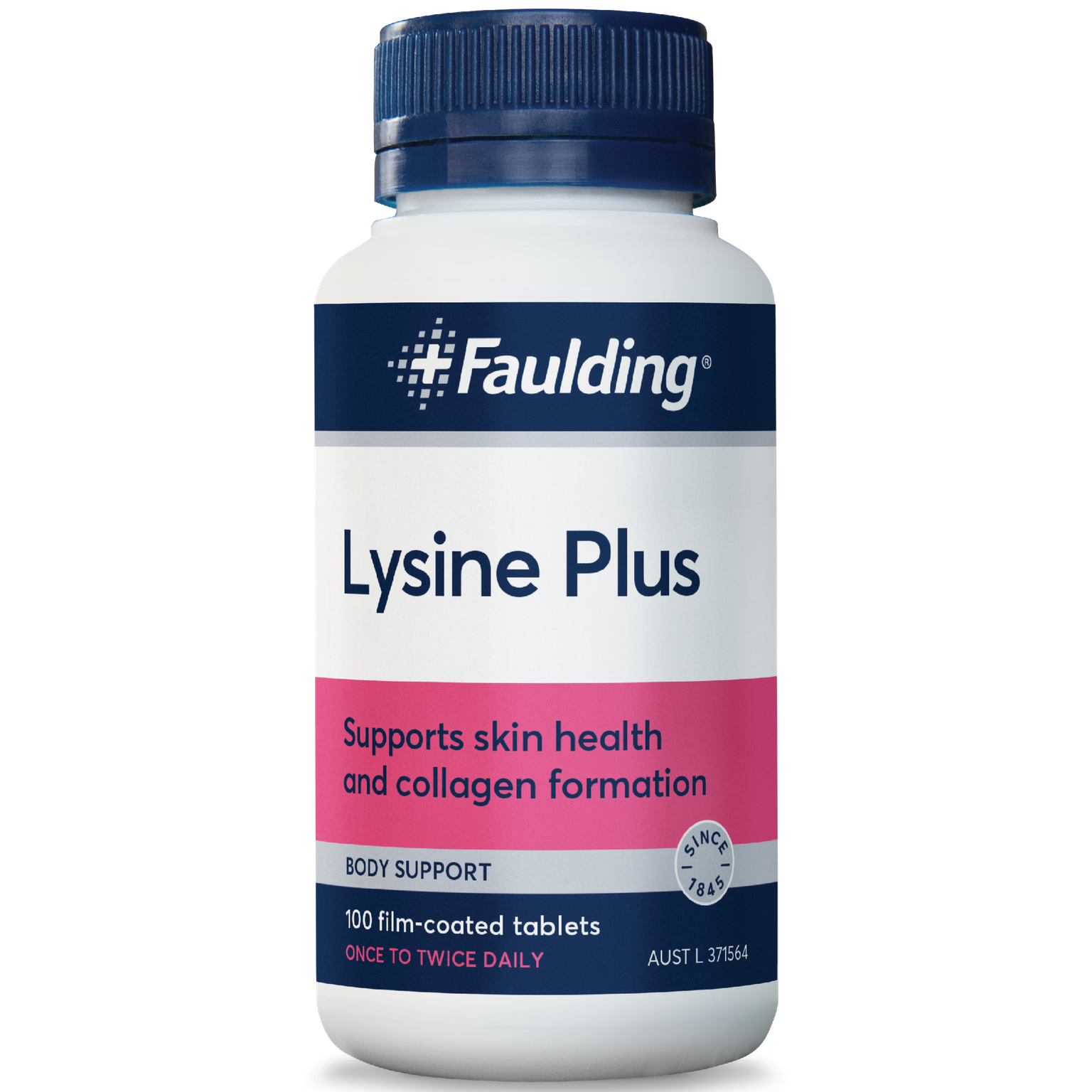 Faulding Lysine Plus 100 Tablets - Cutprice Online