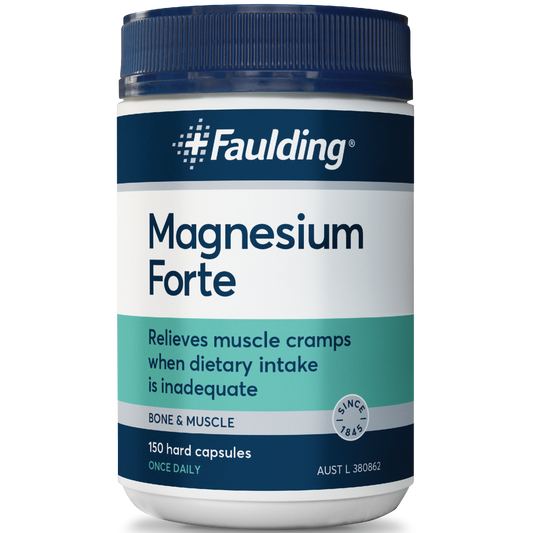 Faulding  Magnesium Forte 400mg 150 Capsules - Cutprice Online