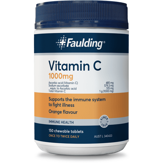 Faulding Remedies Vitamin C 1000mg Chewable 150 Tabs - Cutprice Online