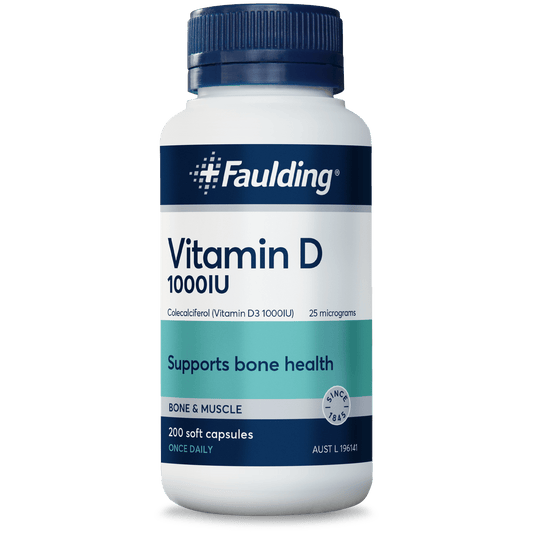 Faulding Vitamin D 1000IU 200 Caps - Cutprice Online