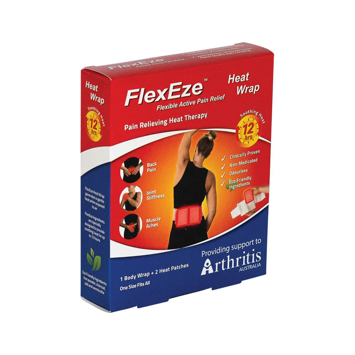FLEXEZE HEAT WRAP + 2 PATCH FLEXEZE HEAT
