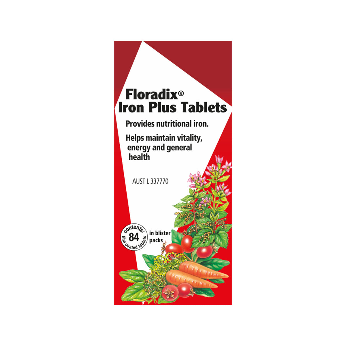 Floradix Iron Plus Tablets 84t - Cutprice Online