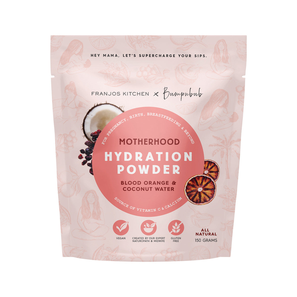 Franjo's Kitchen Motherhood Hydration Powder 150g Franjo's Kitchen