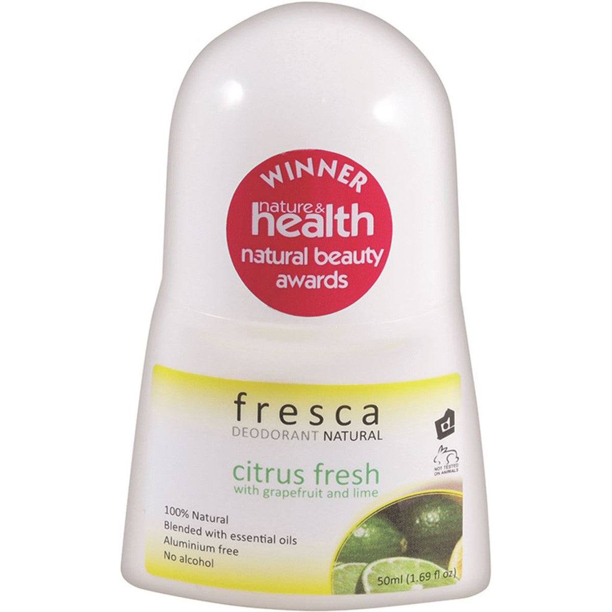 Fresca Natural Deodorant Citrus Fresh (with Grapefruit & Lime) 50ml - Cutprice Online