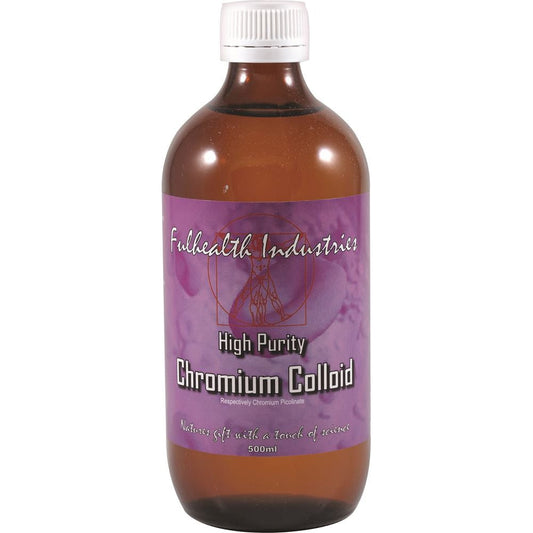 Fulhealth Industries High Purity Chromium Colloid 500ml - Cutprice Online