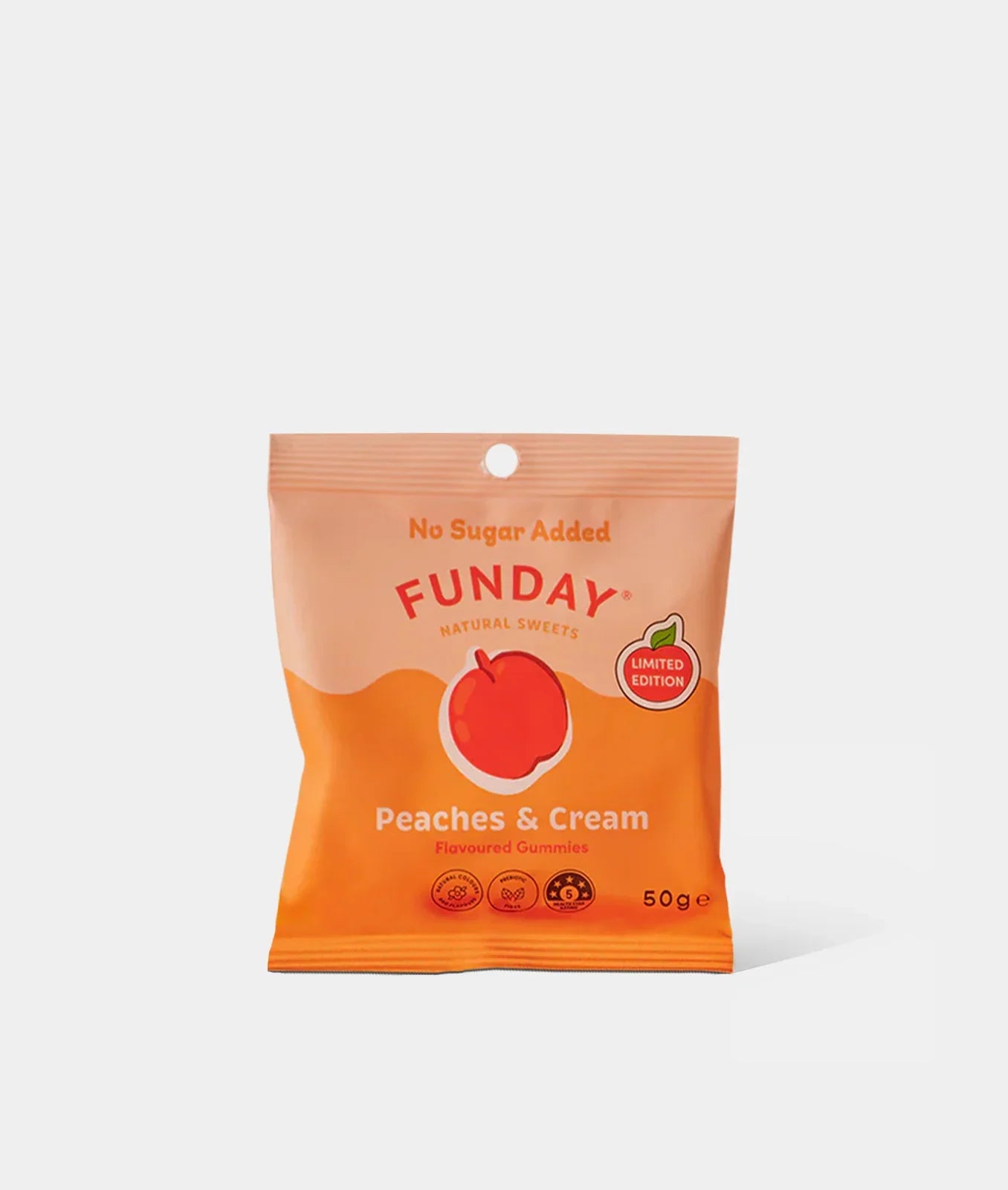 FUNDAY Peaches & Cream Gummies 50g