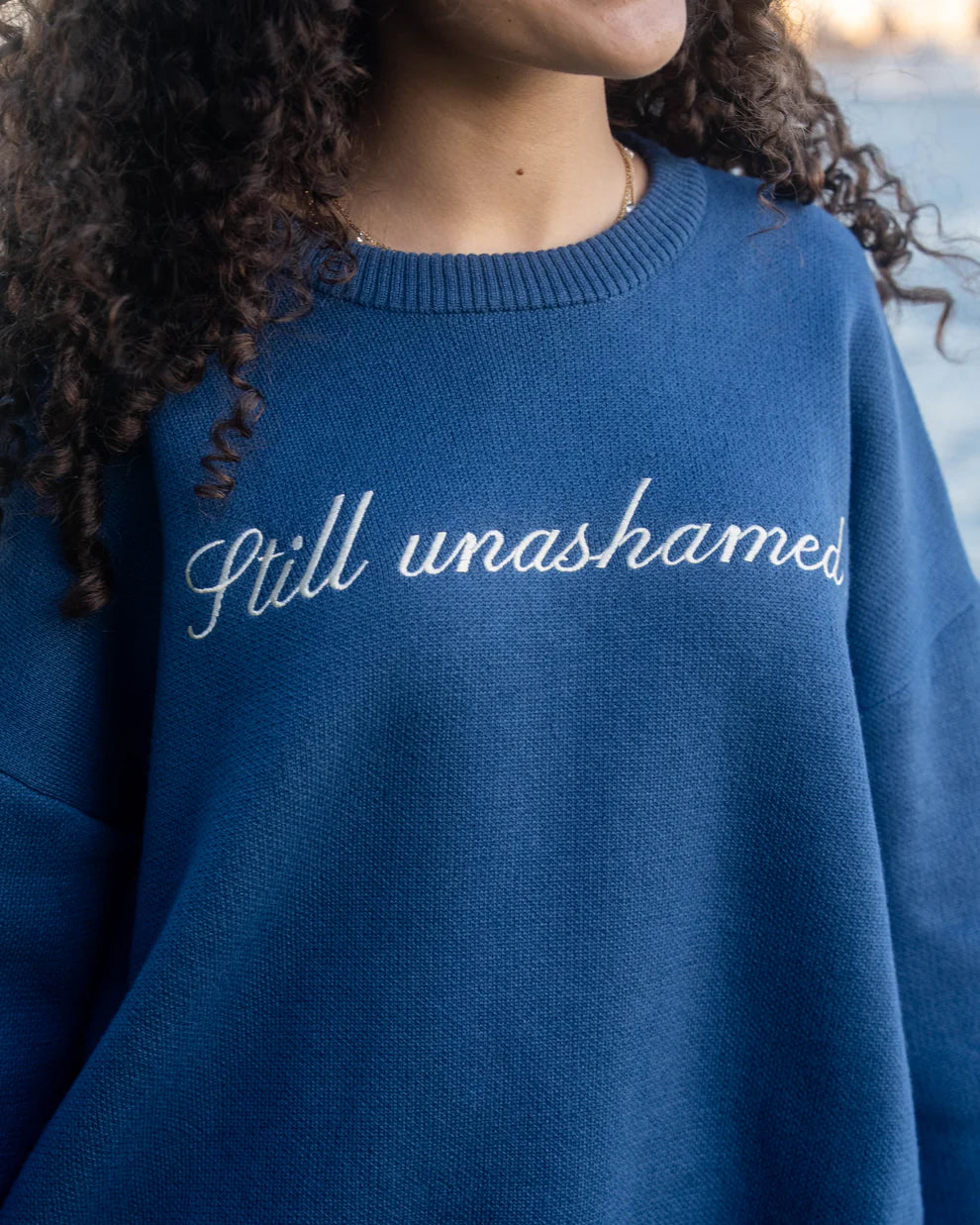 GOSPEL APPAREL - STILL UNASHAMED SWEATER - NAVY (XX-LARGE) - Cutprice Online