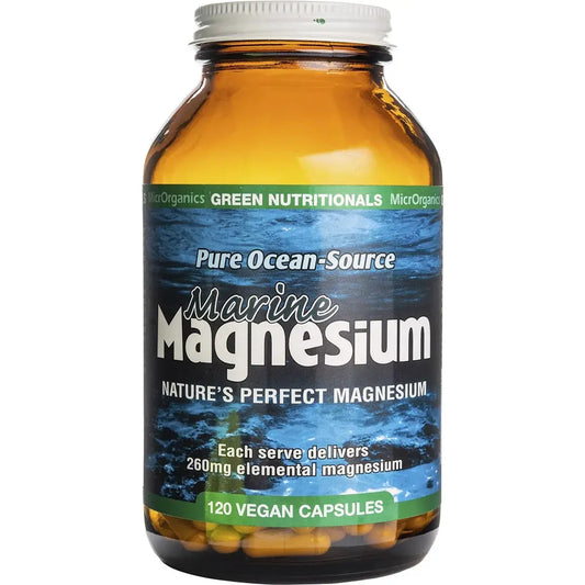 Green Nutritionals Marine Magnesium Vegan Capsules (260mg) 120 GREEN NUTRITIONALS