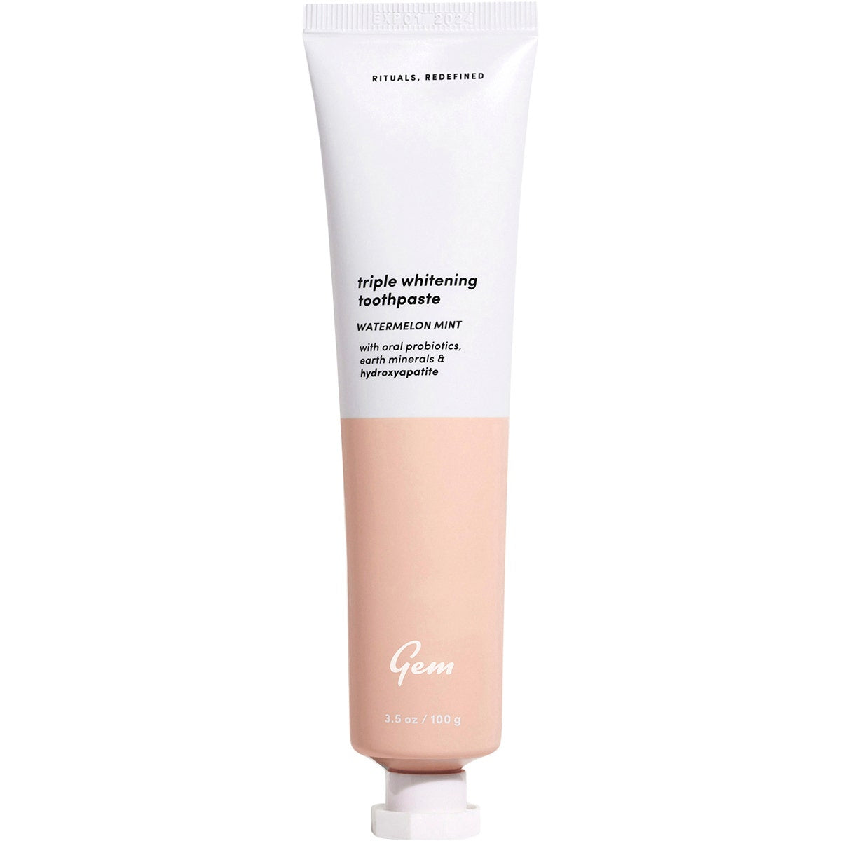 GEM Toothpaste Triple Whitening Watermelon Mint 100g GEM