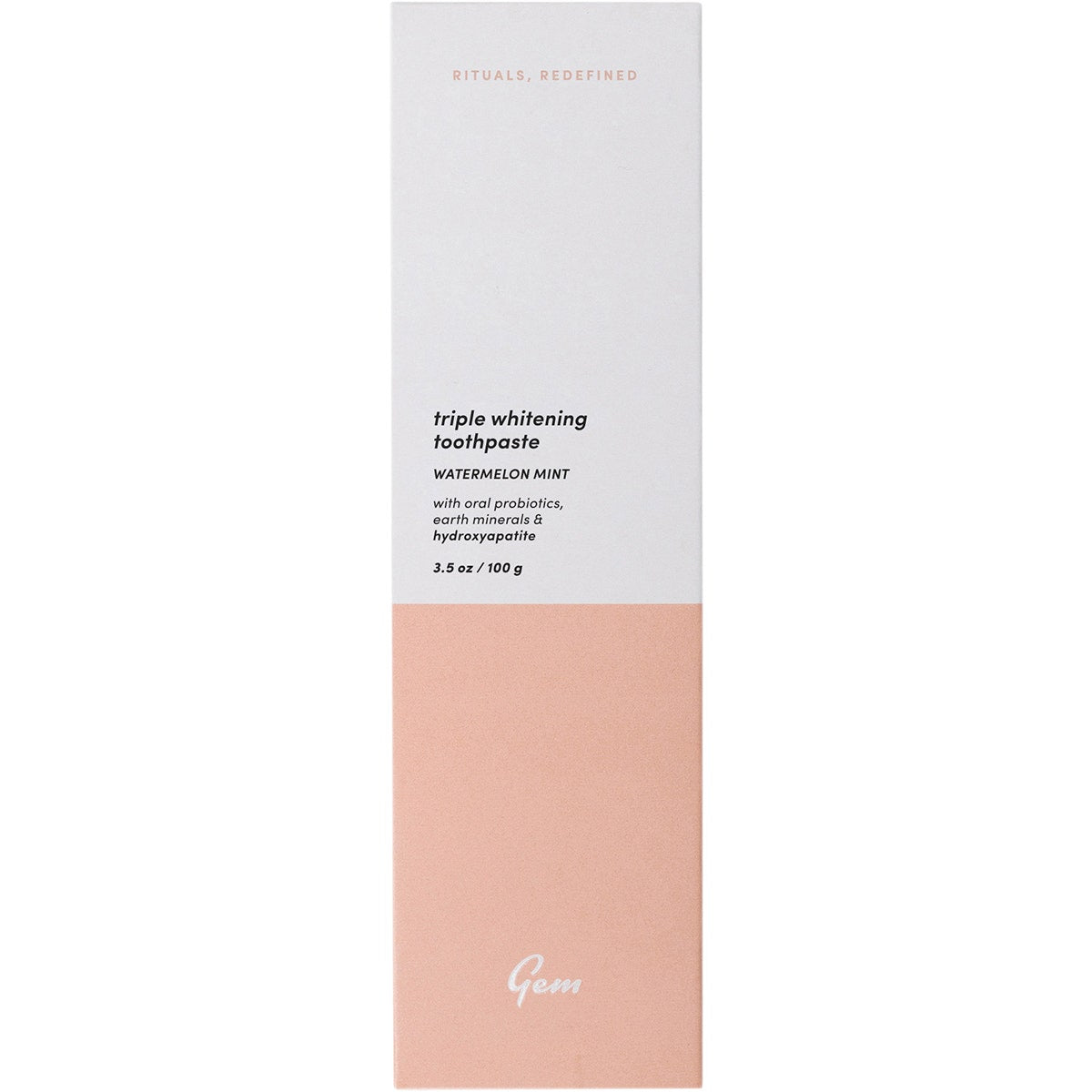 GEM Toothpaste Triple Whitening Watermelon Mint 100g GEM