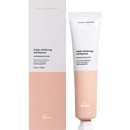 GEM Toothpaste Triple Whitening Watermelon Mint 100g GEM