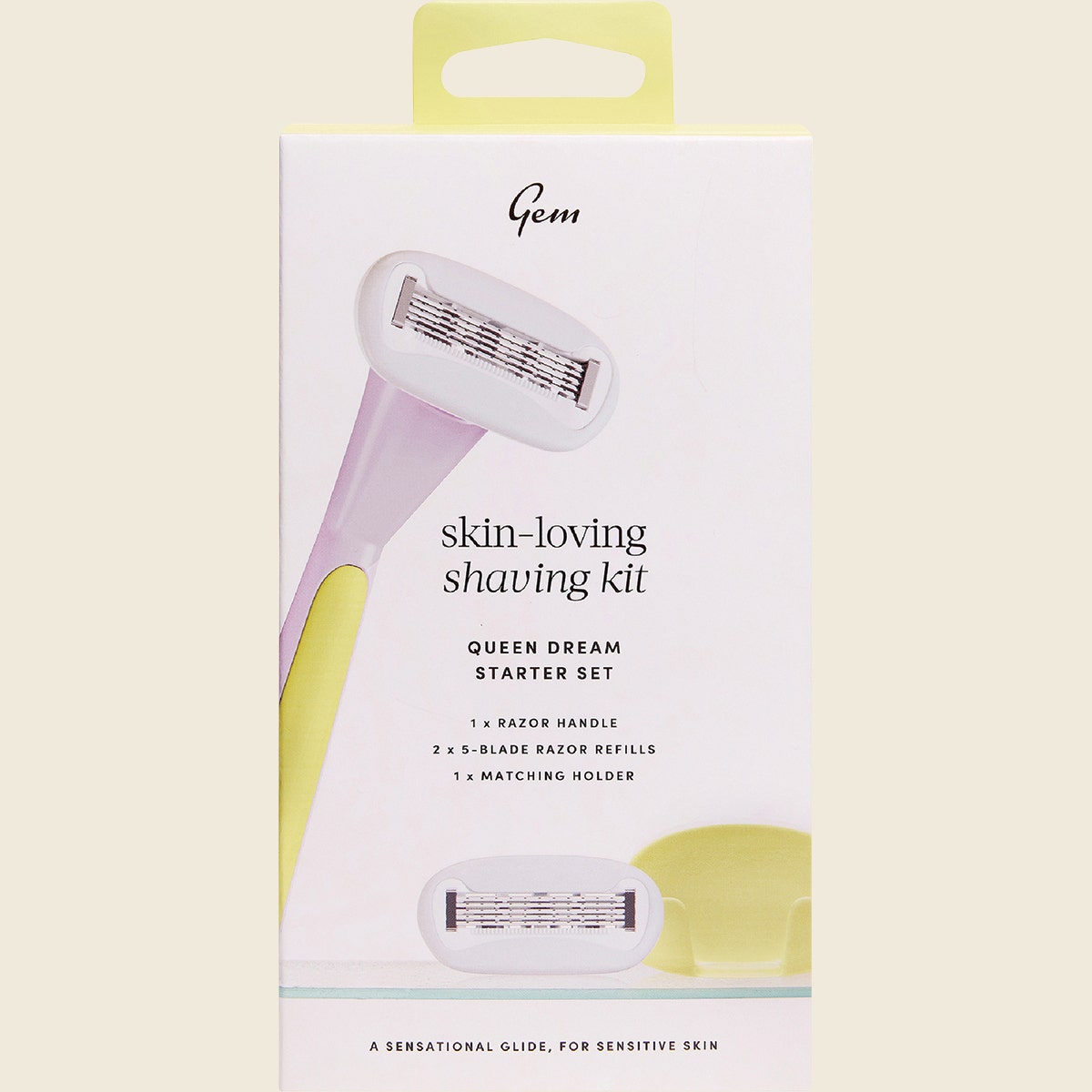 Gem Skin-Loving Shaving Kit Queen Dream Starter Set 1pk