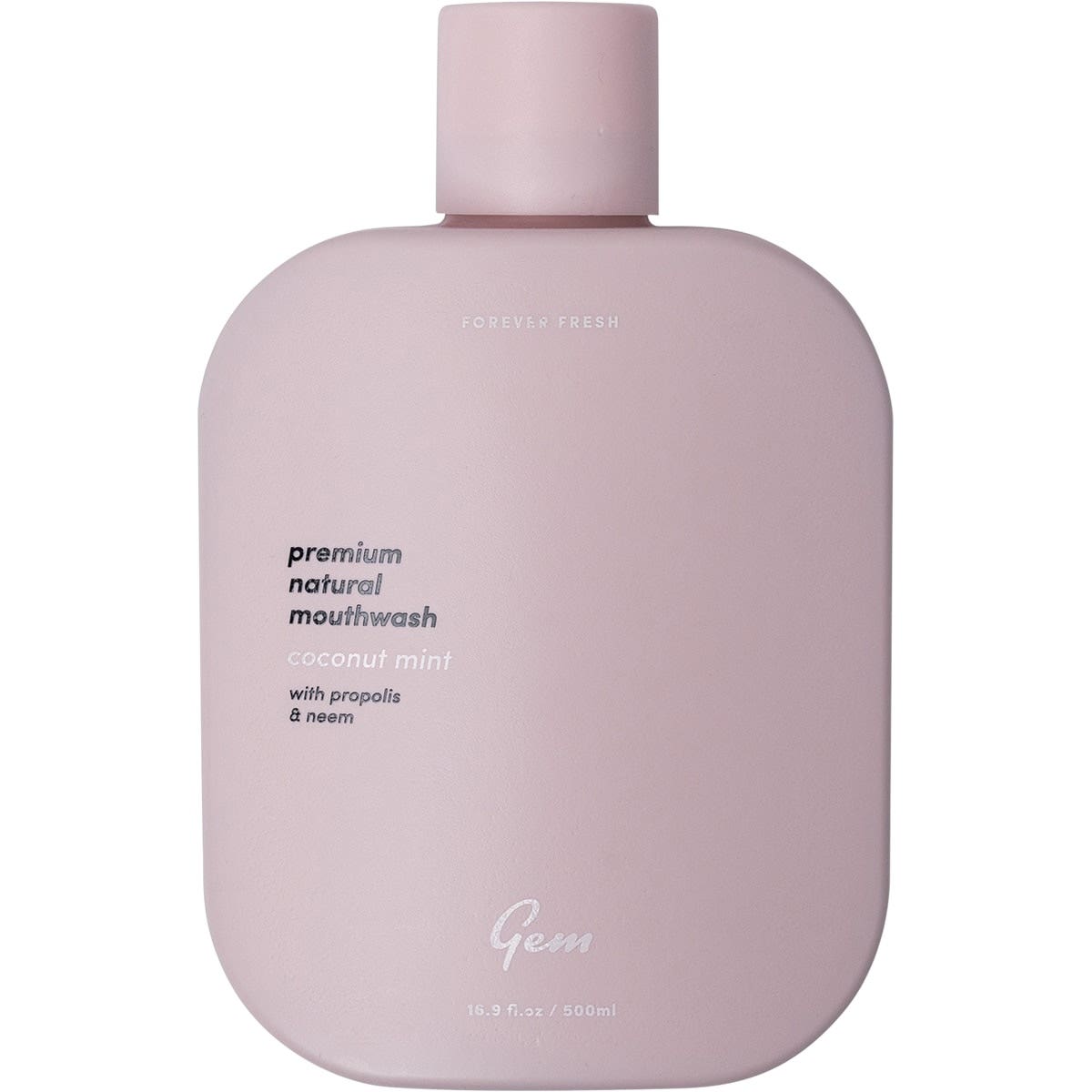 GEM Mouthwash - Premium Natural Coconut Mint 500ml GEM