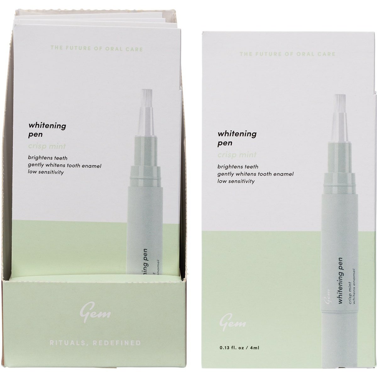 GEM Whitening Pen Crisp Mint 4ml GEM