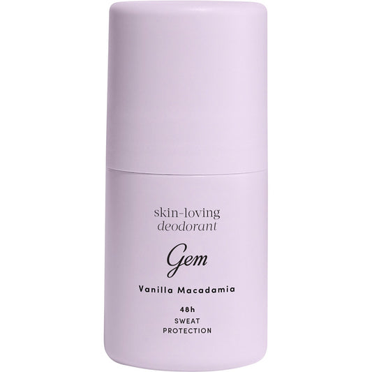 Gem Skin-Loving Roll On Deodorant Vanilla Macadamia 50ml - Cutprice Online