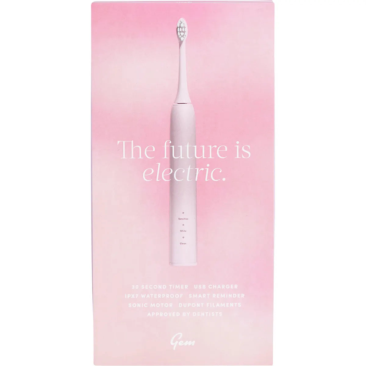 GEM Electric Toothbrush Coconut 1 GEM