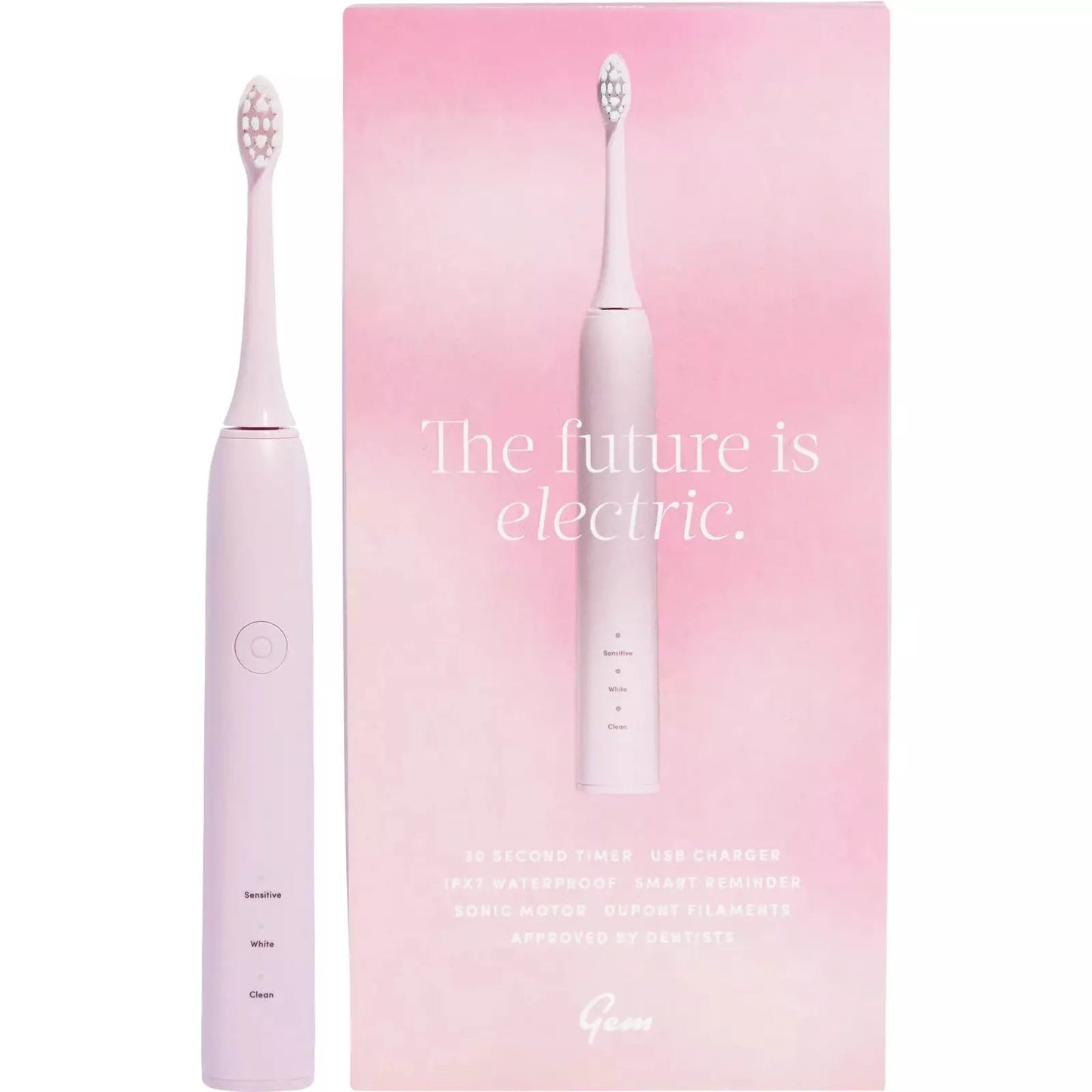 GEM Electric Toothbrush Coconut 1 GEM