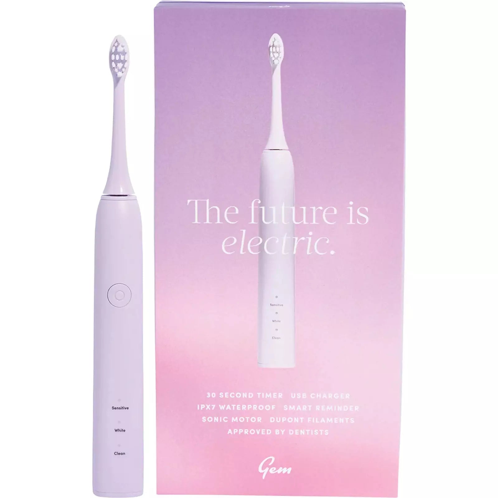 GEM Electric Toothbrush Rose 1 GEM