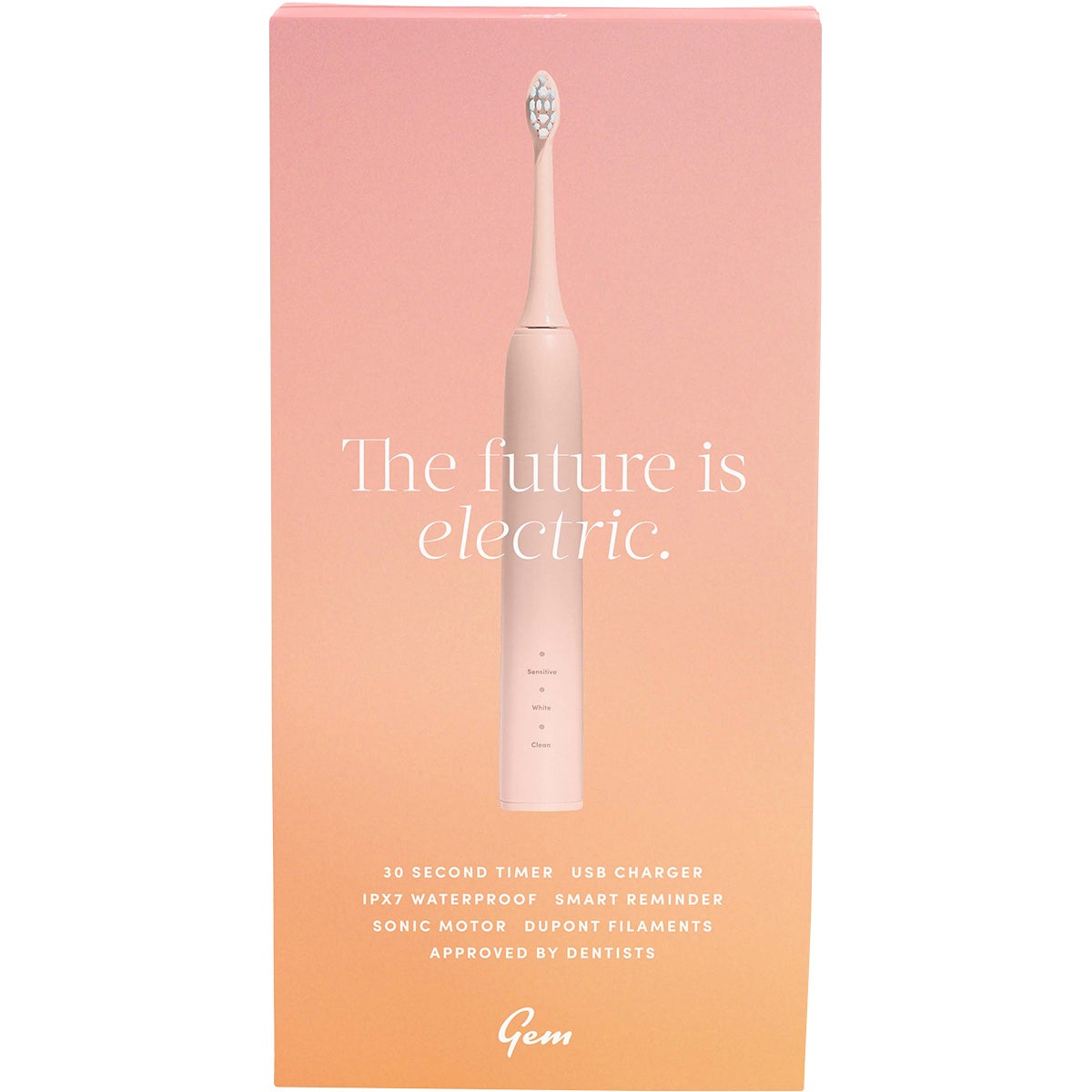 GEM Electric Toothbrush Watermelon 1 GEM