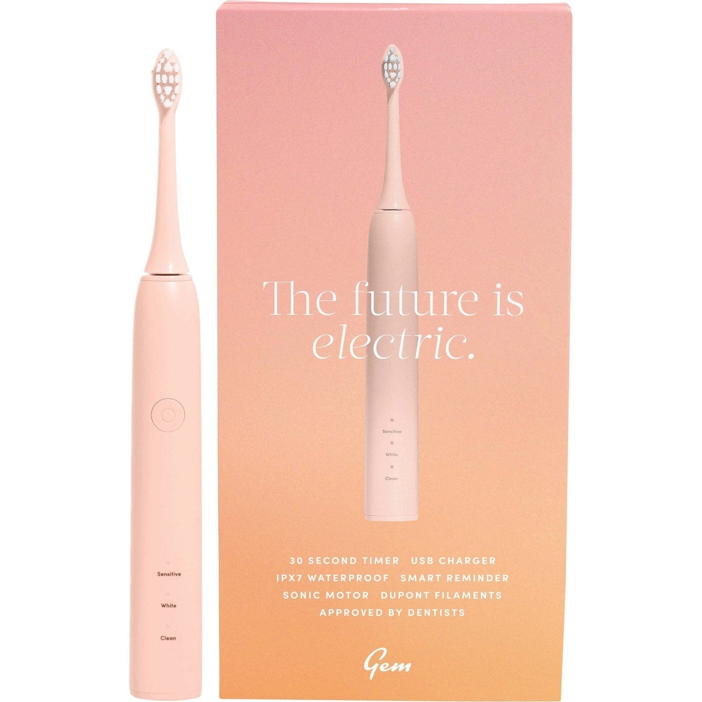 GEM Electric Toothbrush Watermelon 1 GEM