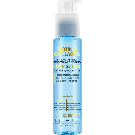 GIOVANNI Hair Serum Biotin & Collagen Strengthening 81ml - Cutprice Online